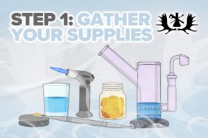 Step-by-step dabbing Whole Melts Extracts