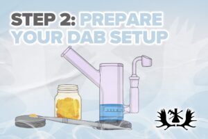 Step-by-step dabbing Whole Melts Extracts