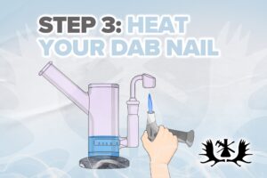 Step-by-step dabbing Whole Melts Extracts