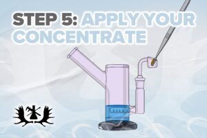 Step-by-step dabbing Whole Melts Extracts